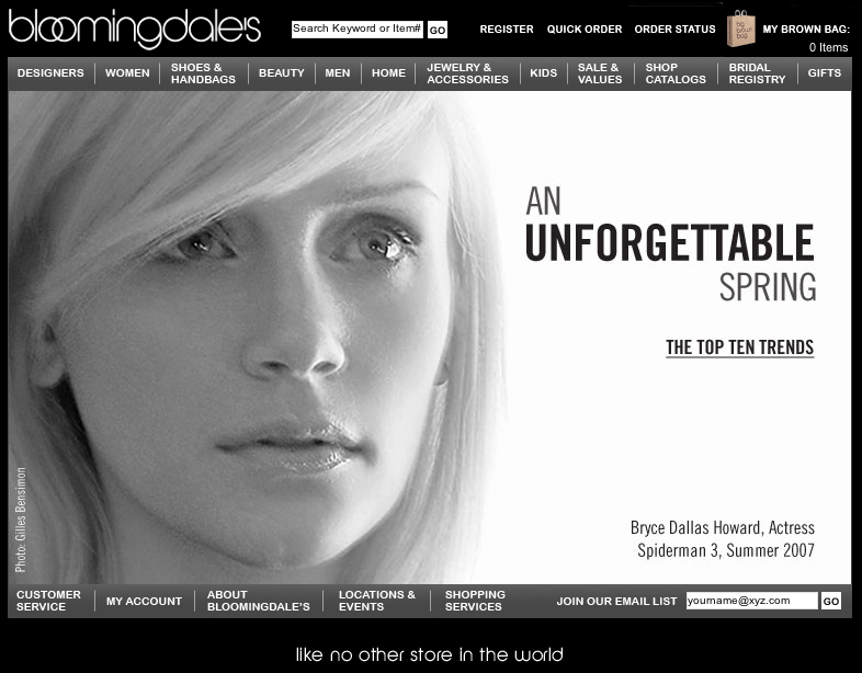 Fab Site: Bloomingdales.com Got a Facelift! Fab Site: Bloomingdales.com Got a Facelift!